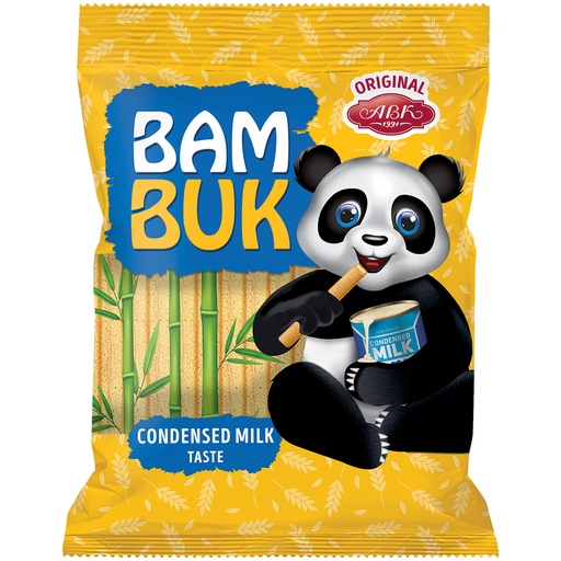[82262] "BAM-BUK" мультизлаковые трубочки с начинкой со вкусом сгущ