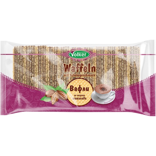 [80152] вафли с кремовой начинкой 71% со шоколадным вкусом