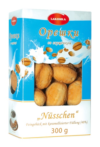 [79026] Fijngebak "Nüsschen" met gekarameliseerde vulling (40%)