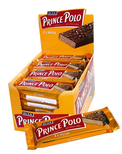 [PL2407] Вафельный батончик "Prince Polo classic" с какао содержащим