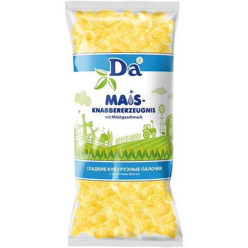 [82116] Zoete maïsnibbelproduct "Da" met melk smaak