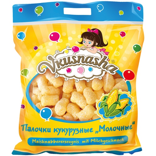 [82233] Maïssnacksproduct "Vkusnasha" met melksmaak