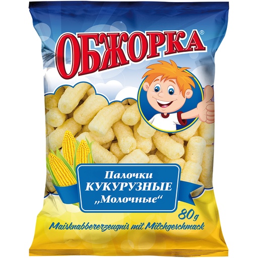 [82229] Maïssnackproduct "Obschorka" met melksmaak