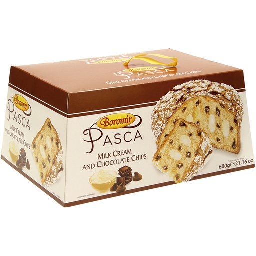 [76990] Zuurdesembrood met crèmevulling met melksmaak en chocolade