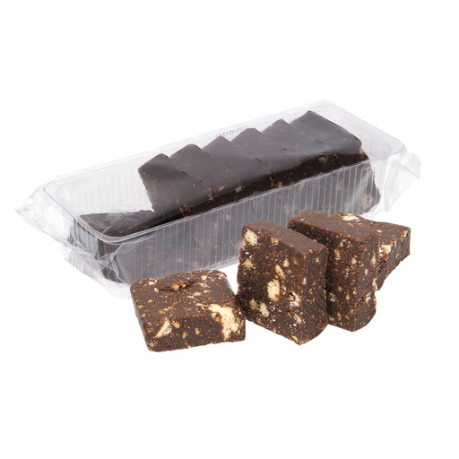 [79947] Confekt "Salam de Biscuiti" met koekjes, "Turkish Delight" gelei snoep, rozijnen en chocoladesmaak