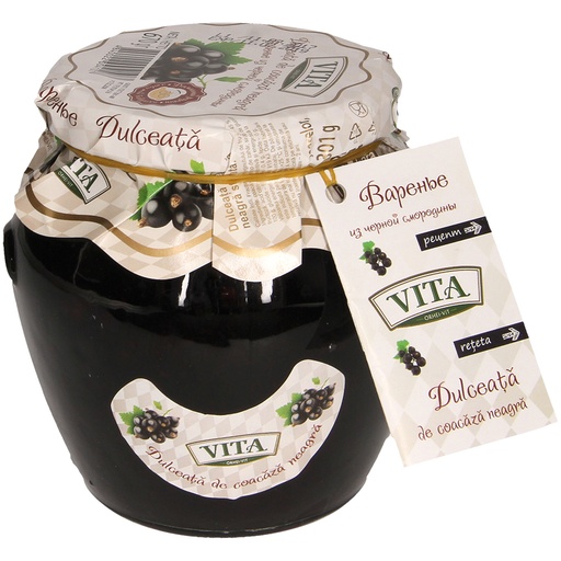 [63165] "Vita" Fruitspread zwarte bes 670 g