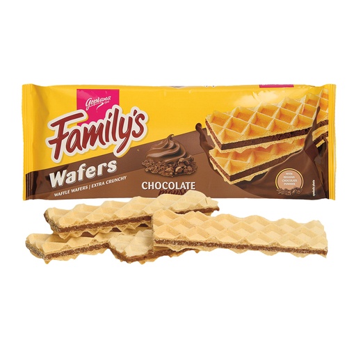 [80914] "Familie’s" Wafels gevuld met chocoladecrème (70%)