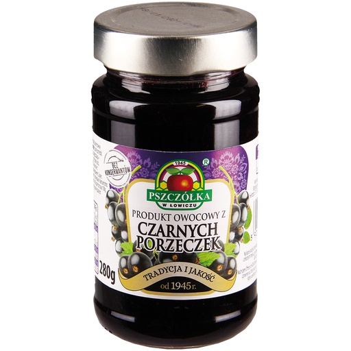 [63945] "Pszczolka" Fruitspread zwarte bes 280 g