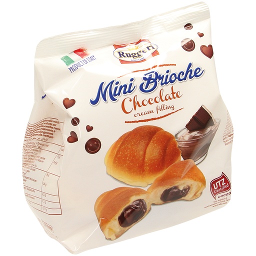 [76928] "Mini croissant chocolate" - Сдобная выпечка с роматизированной шоколадной начинкой (23%)