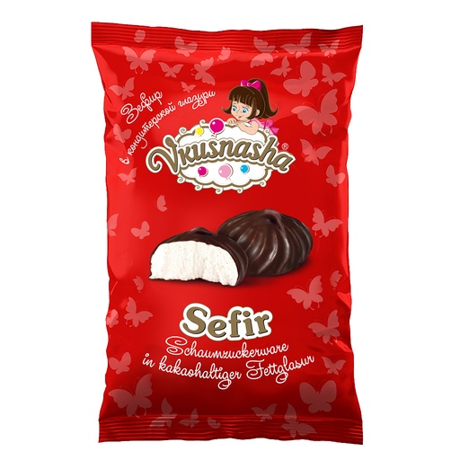 [84229] Schuimzoetigheid "Sefir" in cacaohoudende vetglazuur