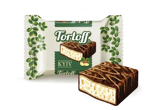 [80261] "Tortoff Kyiv" Вафельные конфеты с арахисовым кремом в какао