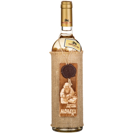[65262] DUSHA MONACHA - Вино из Молдавии, белое, полусладкое, 12,0%