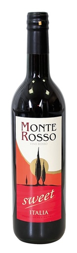 [65950] Italiaanse rode wijn "Monte Rosso" zoet