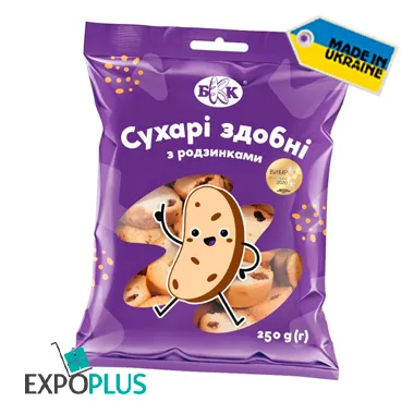 [0001014518] KBV RUSKS WITH RAISINS WEIGHT (14X250G)SUHARIKI Z RODZ