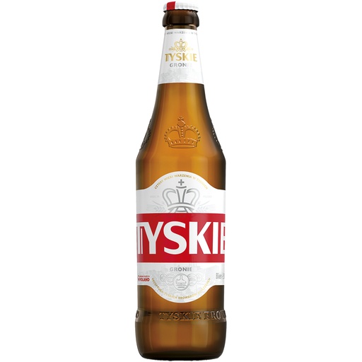 [64935] Bier "Tyskie Gronie" licht 5,2% vol. Plato 11,5%.