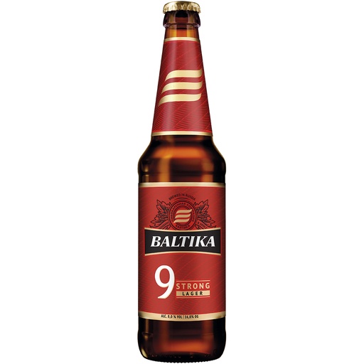 [64409] Lagerbier "Baltika Extra Nr.9", 8,0% vol.