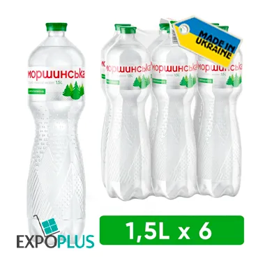 [0001014650] MORSHYNSKA NATURAL MINERAL WATER MEDIUM CARBON.(6X1.5L)