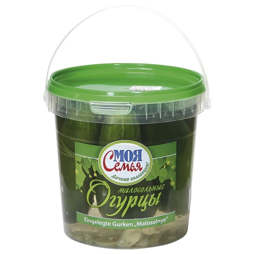 [09201] "Moja Semja" Augurken licht gezouten Malosolnye 1,15 kg