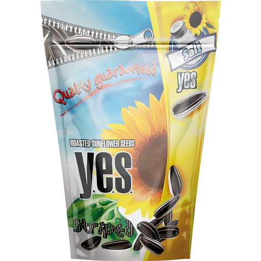 [56366] Gestreepte zonnebloempitten "YES" met schil