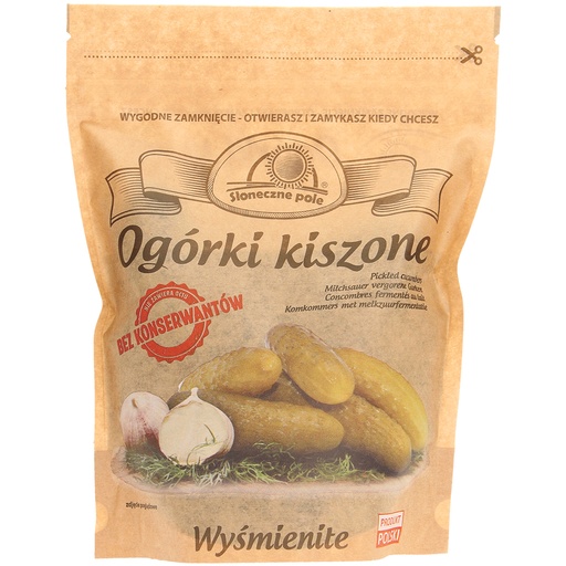 [09965] "Sloneczne Pole" Augurken melkzuur gefermenteerd 800 g