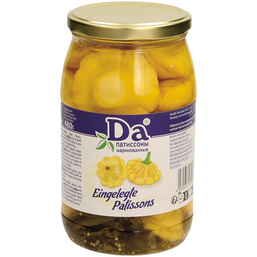 [53945] "DA" Patissons gemarineerd 860 g