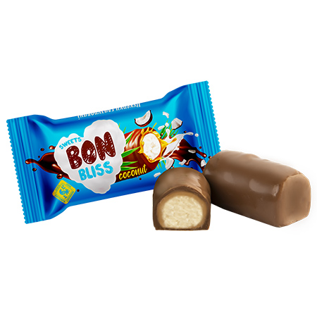 [91364] Bon Bliss – Конфета со вкусом молока и кокоса в жировой глаз