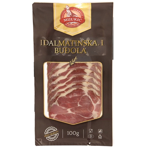 [24156] "Dalmatinska budola" Varkensnek, gezouten en gekruid