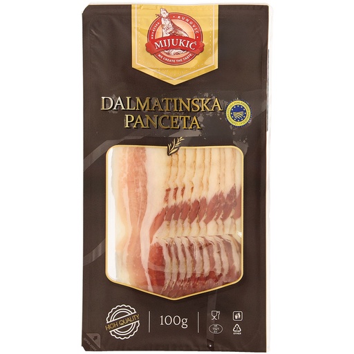 [24157] Dalmatijnse pancetta Varkensbuikspek koudgerookt