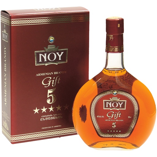 [68740] Wijnbrand (Brandy) 5* Geschenkdoos, 40% vol.