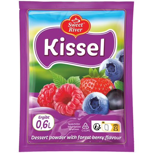 [59237] "Kissel" Dessertpoeder met bosbessensmaak