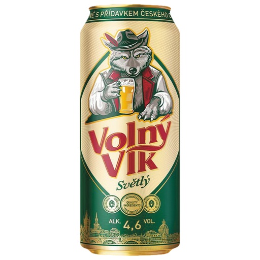 [64465] "VOLNY VILK" Пиво светлое , 4,6% алк.