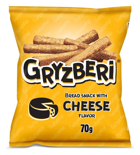 [76270] GRYZBERI Snack van geroosterd tarwebrood met kaassmaak