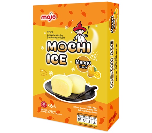 [6973] Mochi ijs met mango smaak