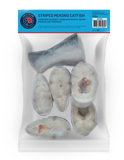 [0001015263] Pangasius Meerval Moten (Mekong Catfish) Rauw Met Bot 100/2