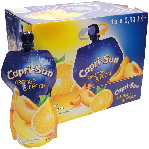 [60910] Vruchtensapdrank "Capri Sun- Oranje, Perzik" met 10% vrucht