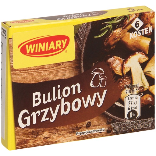 [59967] Бульонные кубики для бульона со вкусом лесных грибов