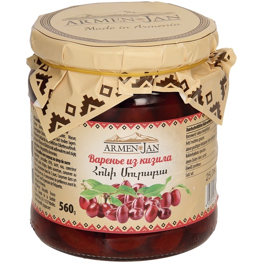 [63109] "Armenjan" Kornoeljes met pit in suikersiroop 560 g