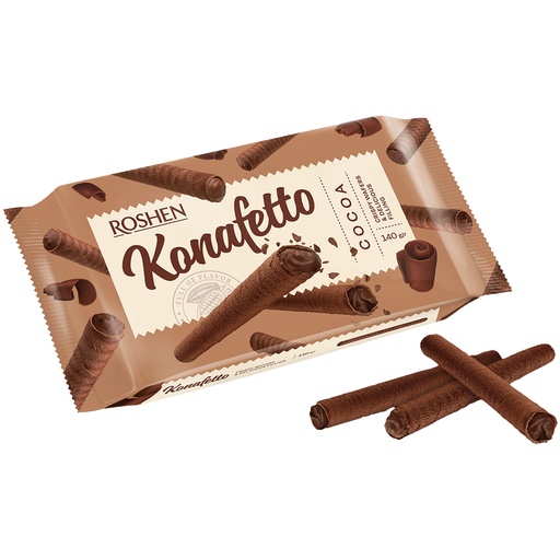 [80236] "Konafetto" Kakao- wafelenrolletjes met een cacaocrème