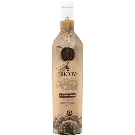 [65770] CRICOVA Chardonnay Witte Wijn uit Moldavië, droog