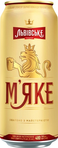[64022] "LVIVSKE MIAKE" licht, gepasteuriseerd 4,2% vol