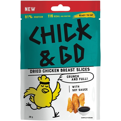 [24231] "CHICK & GO" Слайсы из куриного филе с соевым соусом