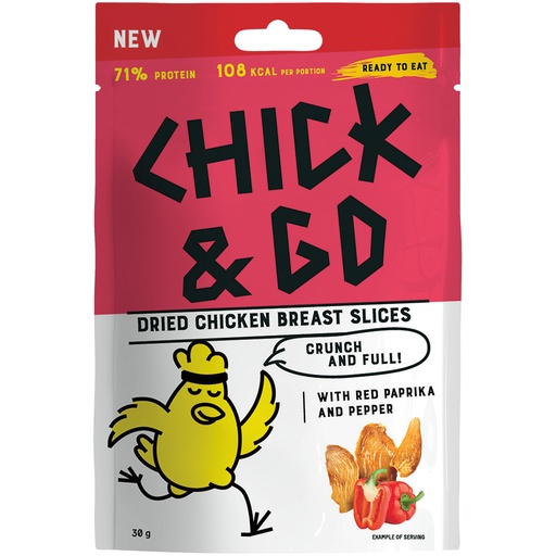 [24232] "CHICK & GO" Слайсы из куриного филе с паприкой и перцем