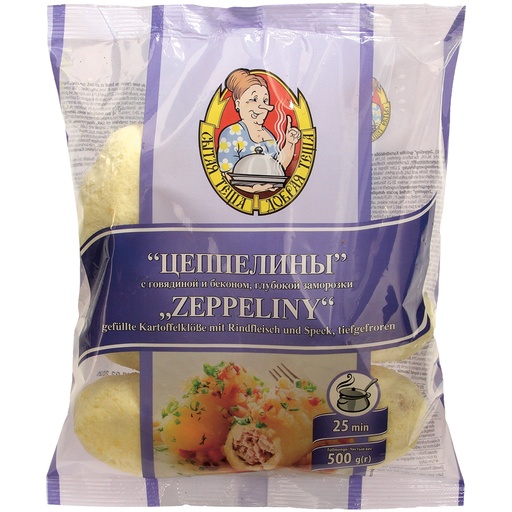 [02281] "Zeppeliny" gevulde aardappelknödel met rundvlees en spek