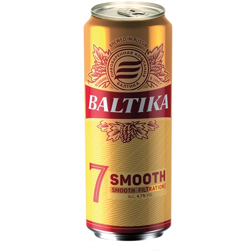 [64428] Helles Schankbier "Baltika Smooth Nr.7", 4,7% vol.