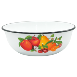 [0001015625] Fruit Paradise geëmailleerde kom 5 l, Ø 30 cm