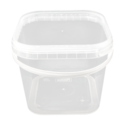 [0001015628] Containerset. 50 stuks van 1000 ml, plastic vierkant
