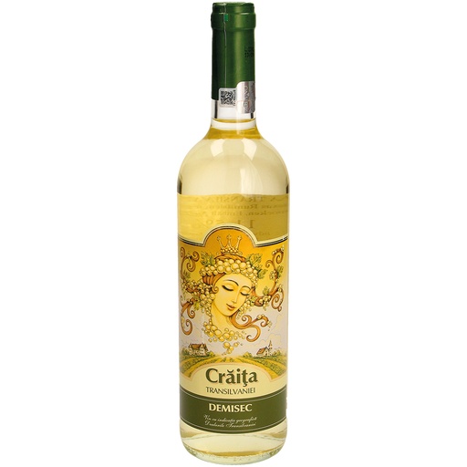 [65909CR] Wijn uit Roemenië, wit. Halfdroog. 11,5%