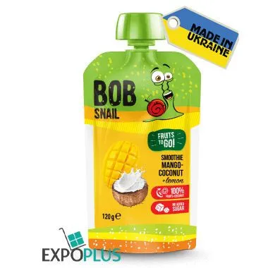 [0001015644] BOB SNAIL SMOOTHIE MANGO/COCONUT/LEMON (10X120G)