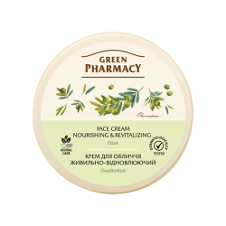 [0001015673] Groene apotheek gezichtscrème 200 ml, olijf, voedend en hers