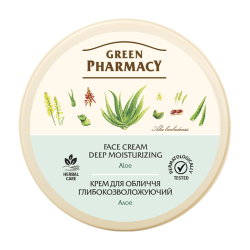 [0001015681] Gezichtscrème Green Pharmacy 200 ml, aloë, diep hydraterend,